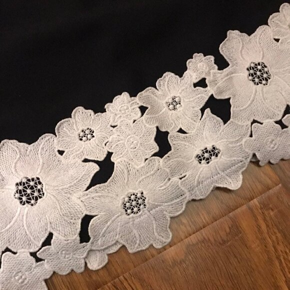 Kate Spade crepe flora lace trin dress - Picture 5 of 8